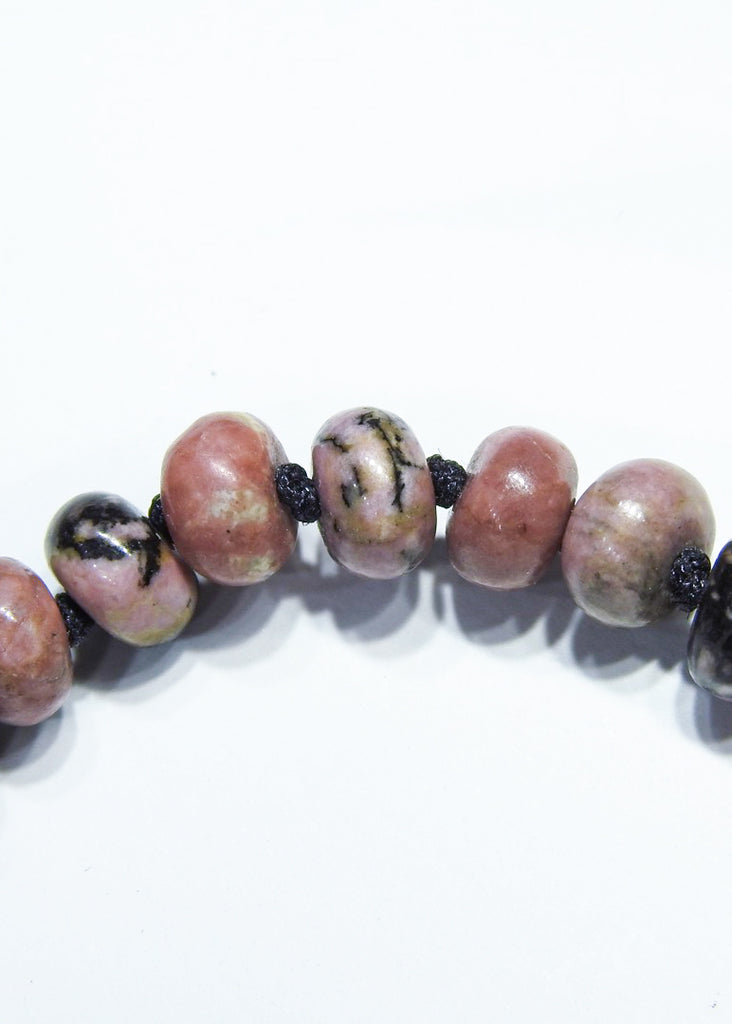 Rhodonite Bracelet for good relationships and harmony – 8 mm Beads - Tantra  Astro