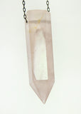 Rose Quartz Crystal Necklace