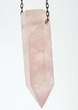 Rose Quartz Crystal Necklace
