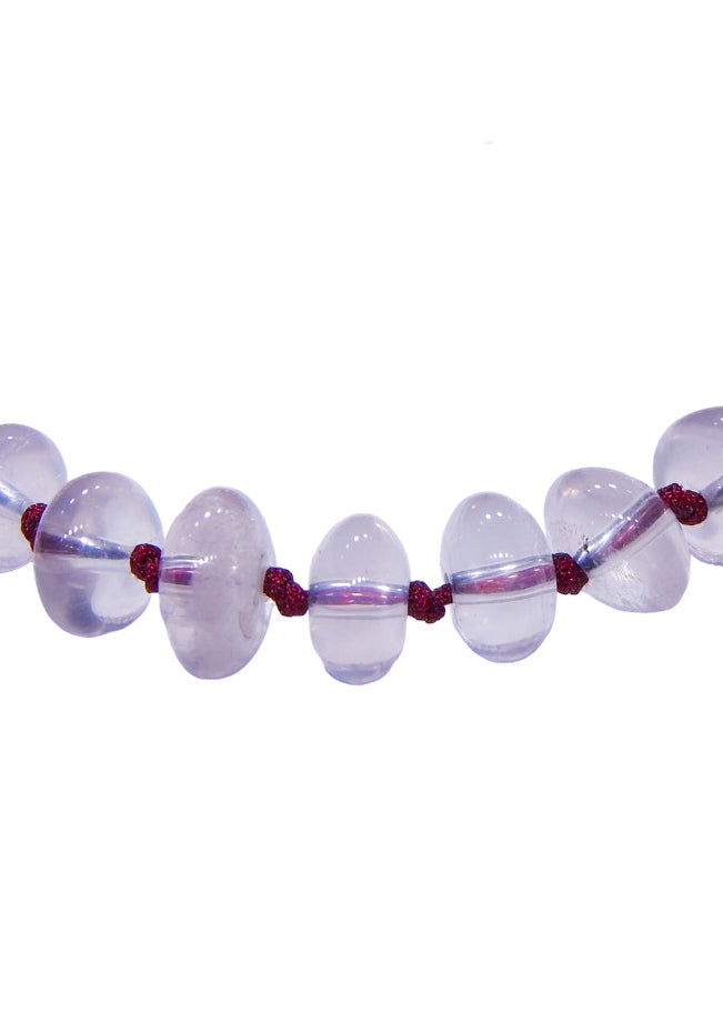 Gemmy Rose Quartz Bead Bracelet, 8mm – Cape Cod Crystals
