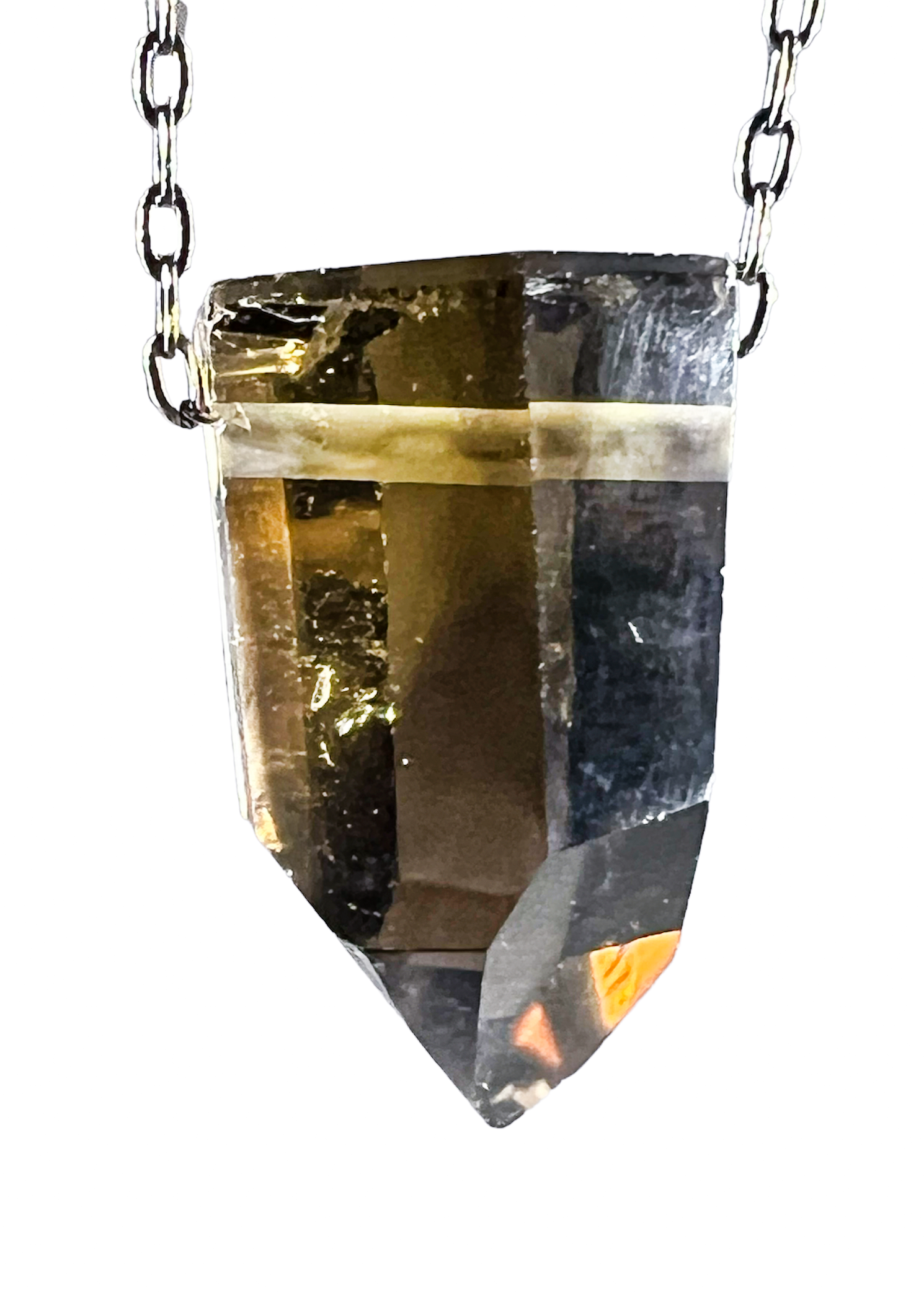 Real smoky quartz necklace deals