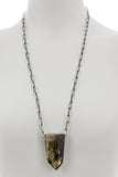 Smoky Quartz Crystal Necklace