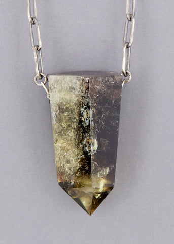 Smoky Quartz Crystal Necklace